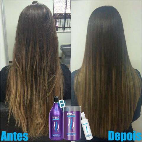 3 Kit Lipo Capilar Bittes Hair Menthol Ice Desemborrachante Cabelos Macios Brilhosos - Foto 4