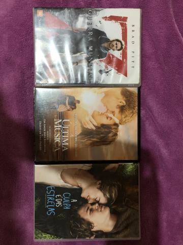 DVDs - Guerra Mundial Z, A Última Música e A Culpa é das Estrelas