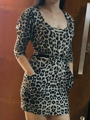 Vestido estampa onça - Foto 2