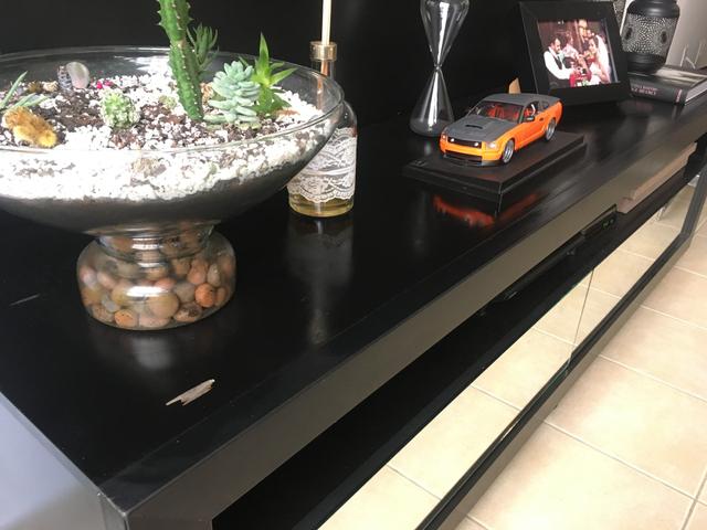 Rack com painel e gavetas em espelho- Tok Stok - Foto 3