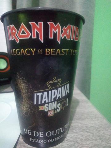 Copo personalizado do Show do Iron Maiden