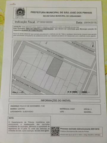 Vende-se Terreno Comercia Residencial Rua XV centro de São José dos Pinhais - Foto 4