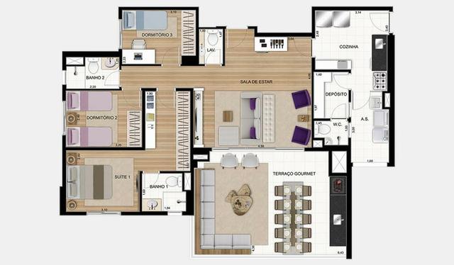 Gran Quadra San Felipe Giardino Tatuapé ap.3 dorms. 2 vagas 123m² - Foto 20