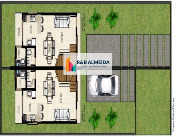 JA-Bonita Casa duplex 2 dormitórios c/76m² de área construida Ingleses - Foto 6