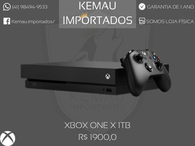 Xbox One X - 1TB com 1 ano de garantia