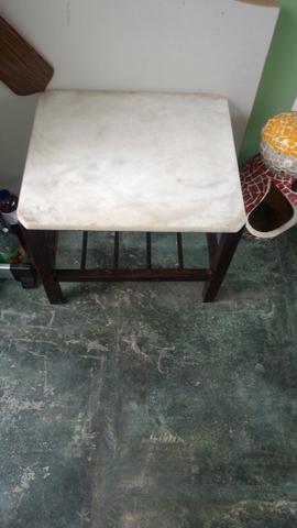 Mesa Canto Tampo Mármore