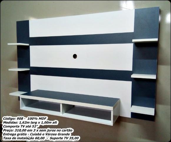 Painel MDF para TV até 52" (NOVO)