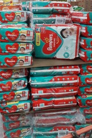 PROmOÇÃO Fraldas Pampers Supersec M/90 fraldas G/80 fraldas XG/68 fraldas XXG/64 fraldas