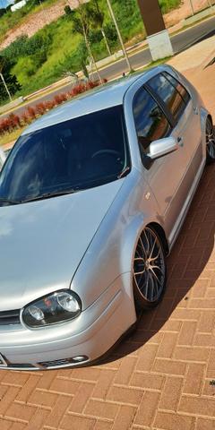 Vendo ou troco Golf 1.6 2000 Completo + Susp Ar + Legalizado - Foto 3