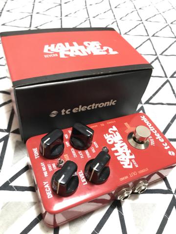 Pedal de reverb Hall of fame 2 tc eletronic novo