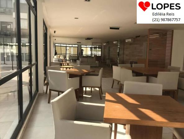 Excelente cobertura de 4 quartos 222m2 no menor m2 do Recreio! - Foto 14