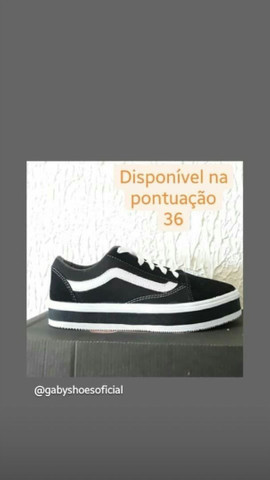 vans com solado alto