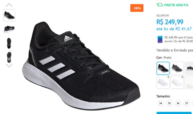 tenis adidas runfalcon 2.0 é bom
