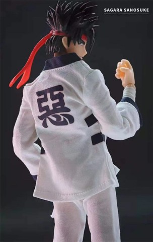 Boneco samurai x Sanosuke Sagara anime Lançamento amigo Kenshin 