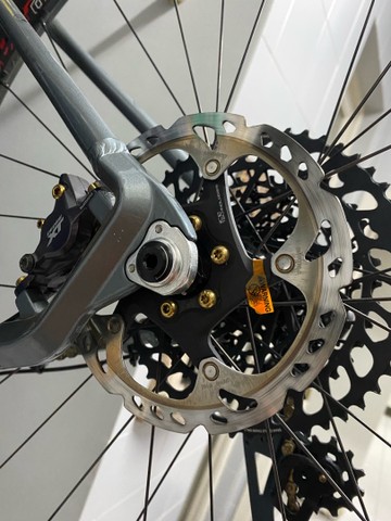 Disco de freio Shimano Deore XT 160mm - Foto 2