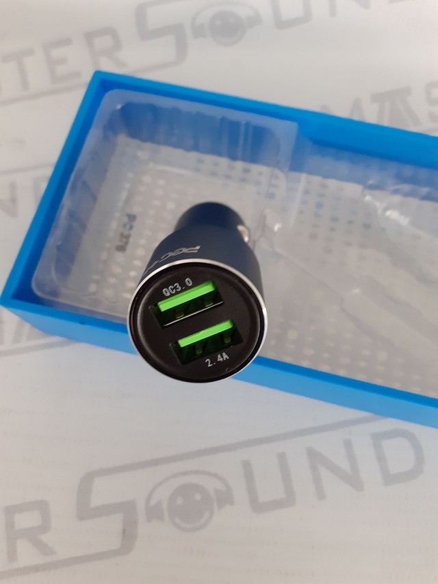 Fonte carregador veicular, para celular. Com 2 entradas usb. Novo. - Foto 4