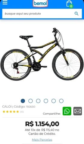 Bicicleta Caloi Andes aro 26