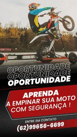 APRENDENDO A EMPINAR A MOTO NOVA 