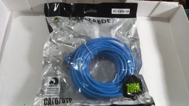 Cabo De Rede Cat6  10 Metros Rj45 Crimpado - Foto 2