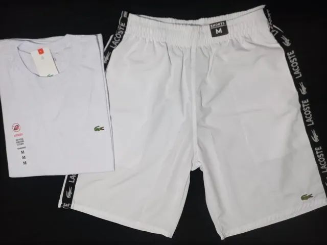 Shorte Dry Fit + Camisa Algodão 30.1.