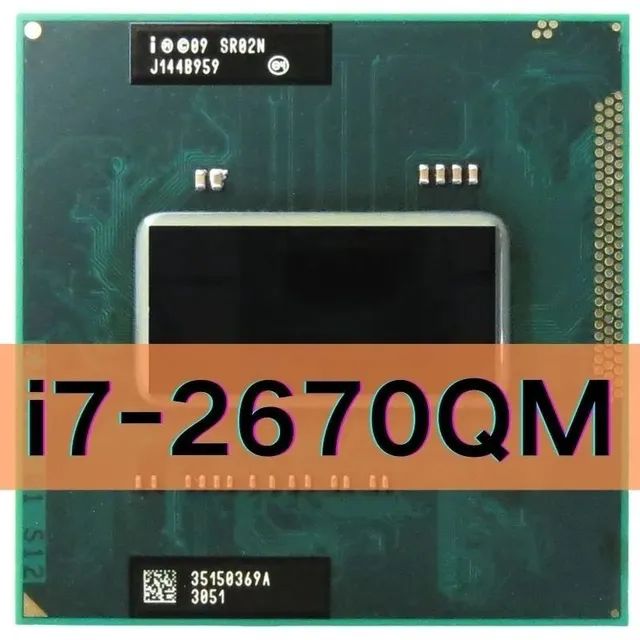 Processador intel core i7 2670QM novo ( i5 2450, i5 2540, i2640 )m