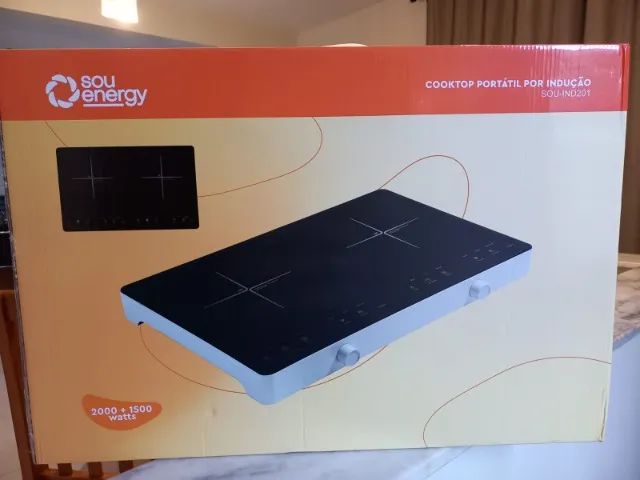Cooktop Indução - 2 Bocas - Novo