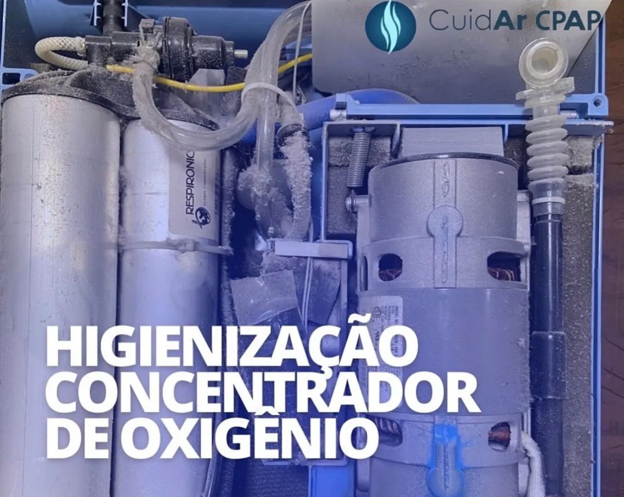 Concentrador de Oxigênio - Higienização 