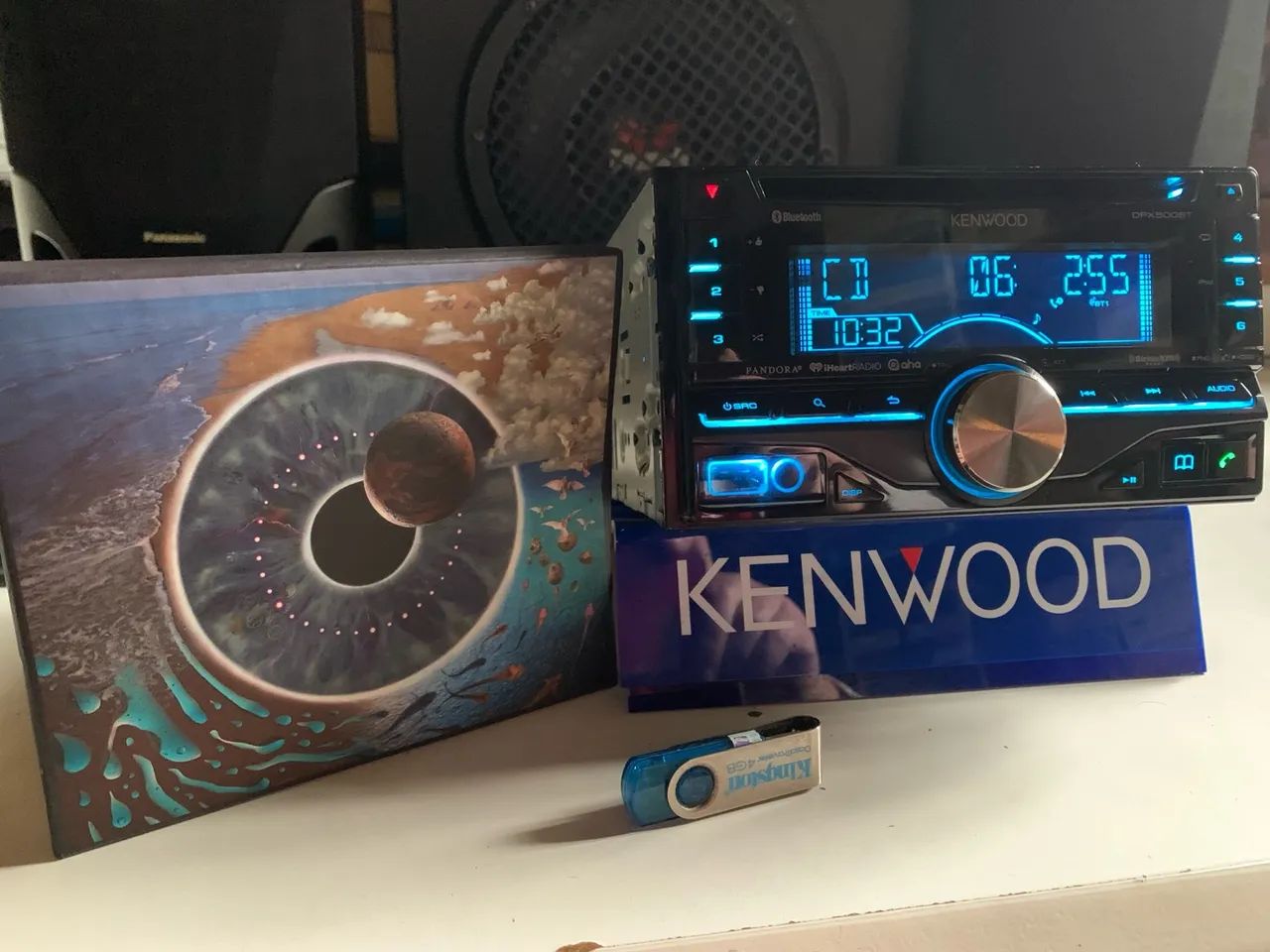メーカー直売所 2DIN Multimídia Player CD Kenwood Novo Semi BT e CD USB Car Audio