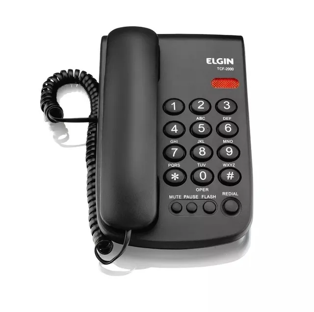 Telefone fixo Elgin com fio