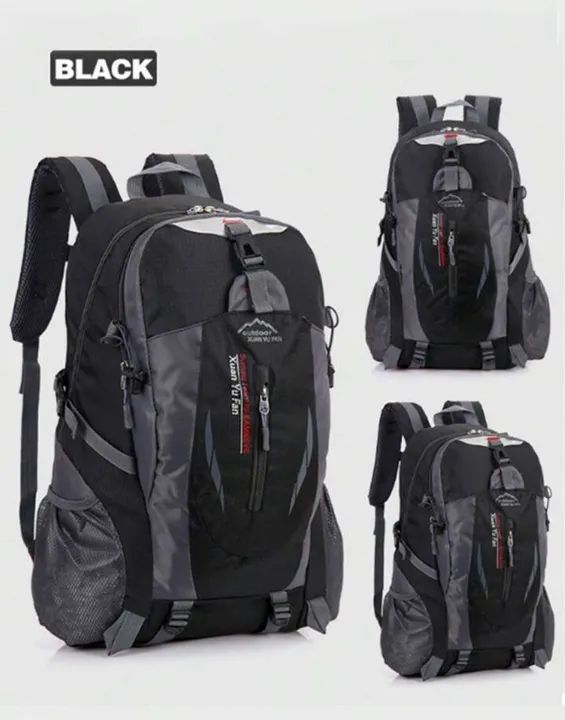 Mochila de Trilha Preta - Nova