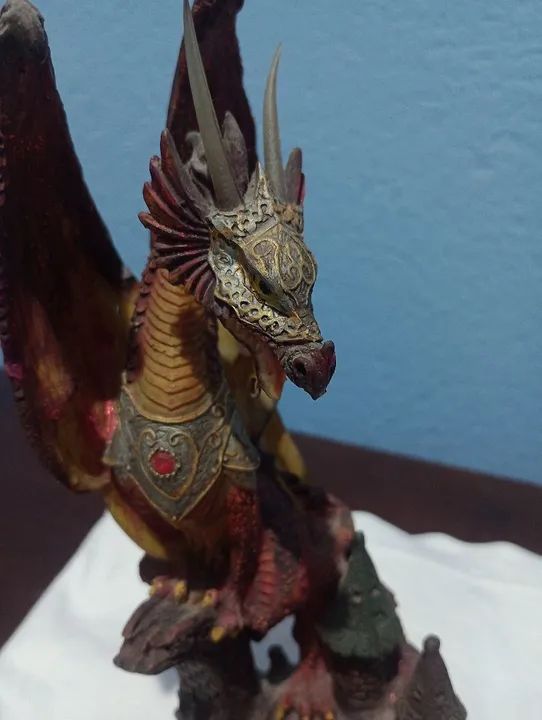 Dragão de Resina - Decoração - Colecionador - Foto 4