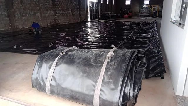 Tanque para 20 Mil Litros Circular Suspenso Geomembrana 800 micras Preta - Foto 2