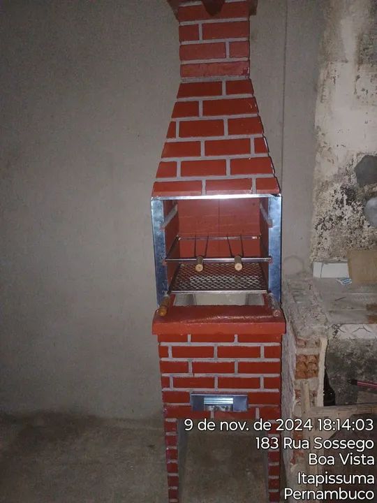 Churrasqueira de alvenaria - Pequena Luxo - Foto 2