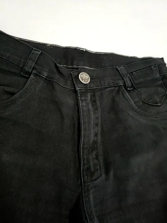 Calça Jeans Preta - Tamanho M - Foto 2