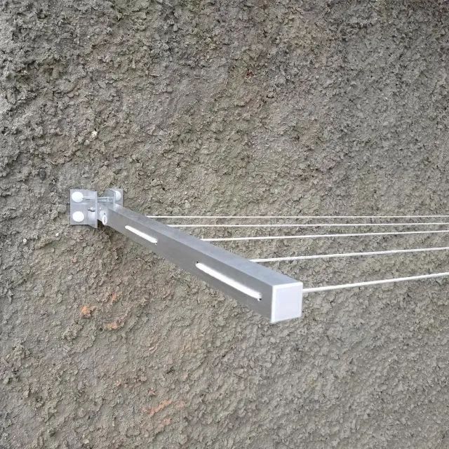 Varal De Parede Aluminio  Reforçado Até 50 Kg - 4 Metros - Foto 3