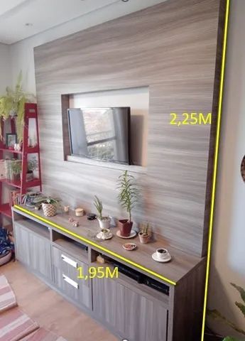 Rack com Painel para TV até 70 Polegadas
