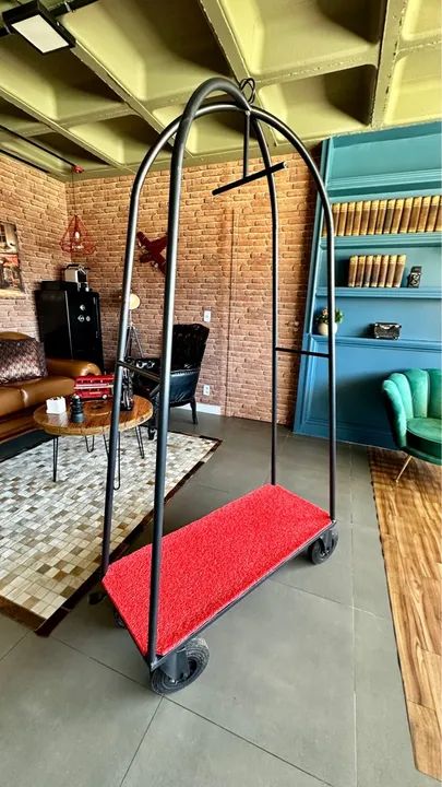 Carrinho de bagagem para hotel 