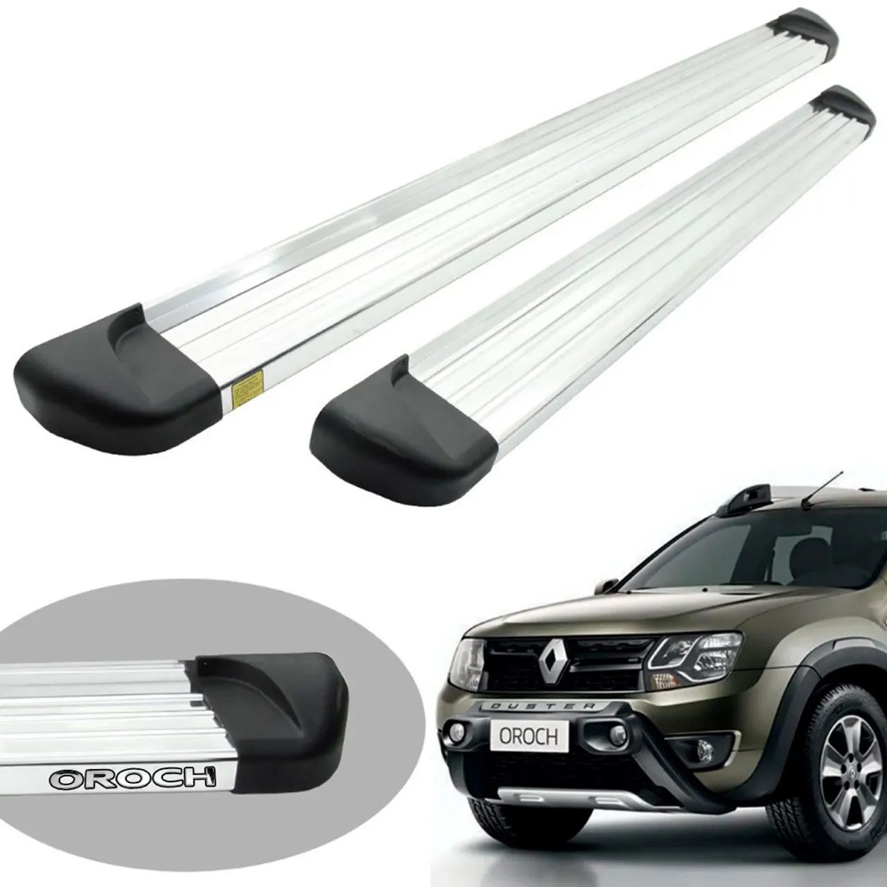 Estribo Track alumínio Duster Oroch 2016 a 2025 - Foto 2