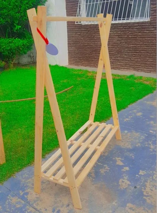Arara em pinus desmontável, pronta entrega