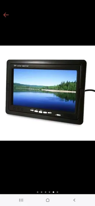 Monitor TFT 7 polegadas para Câmera de Ré