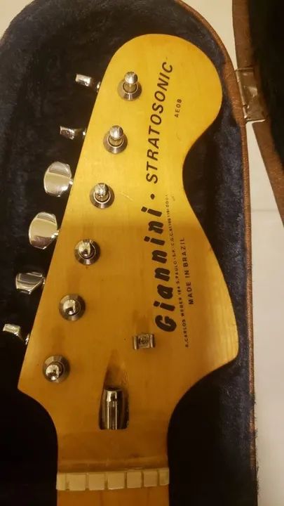 Parcelo 2x sem juros Stratosonic  geaninni anos 70  mais case único dono 100% original - Foto 5