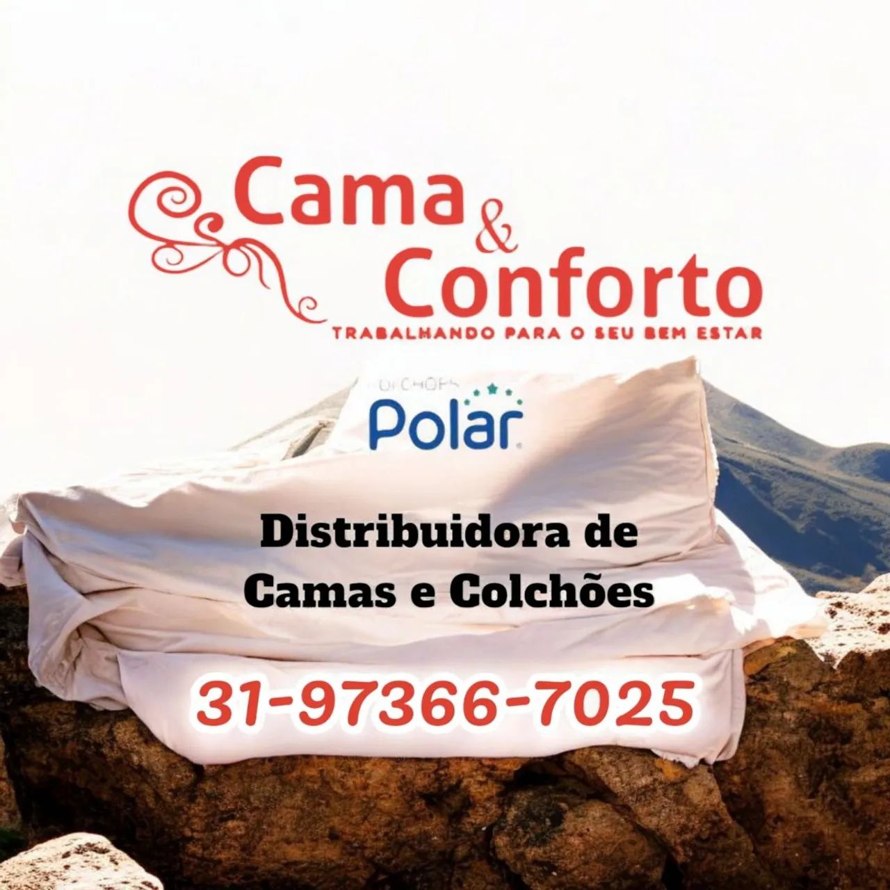 CAMA BOX CASAL COM COLCHÃO D33 10CM DE ESPUMA FIXO / SUPER OFERTA  - Foto 2