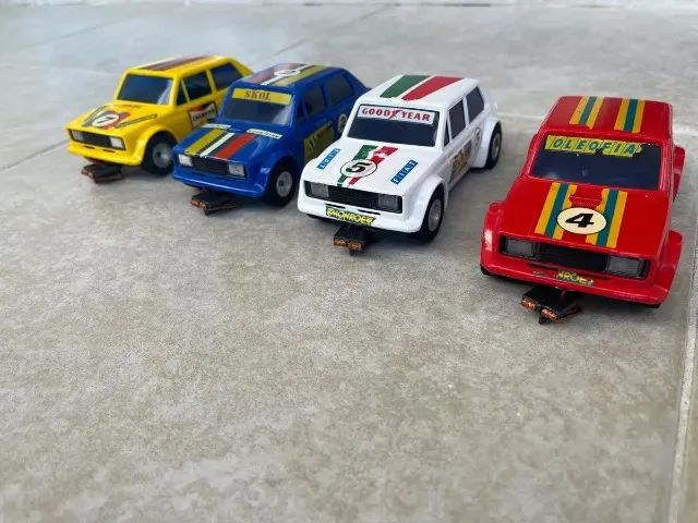 Autorama Estrela 4 Fiats - Baixei pra vender ! Brinquedo de verdade!