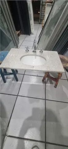 Pia banheiro pedra itaunas - Foto 4