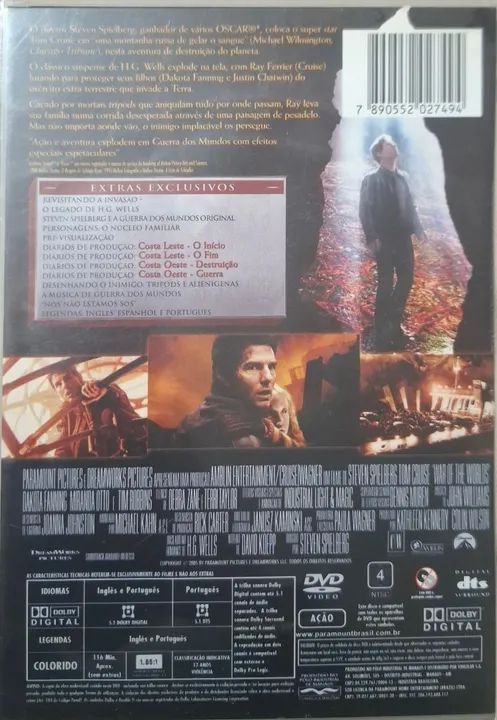 Dvd duplo guerra dos mundos - Foto 2