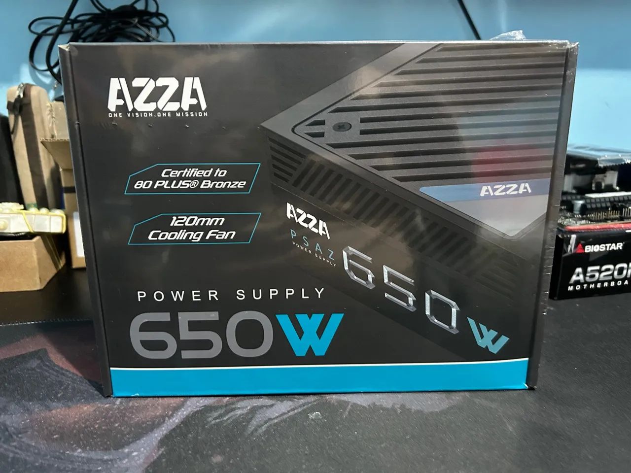 Fonte real pc 650w 80 Plus bronze lacrada