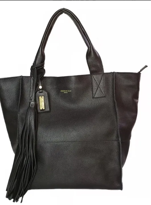 Bolsa Couro Preta Novíssima