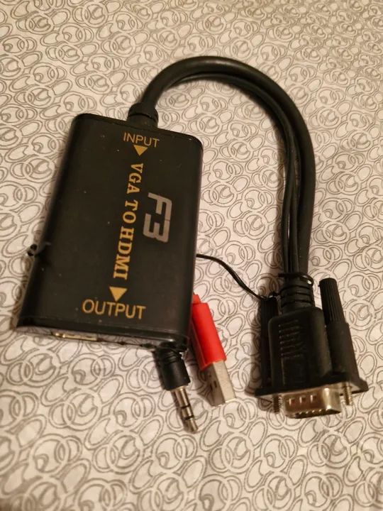 Conversor de Vga para Hdmi ,,em perfeito estado. - Foto 3