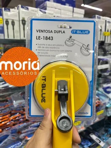 Ventosa Dupla 180kg 1un Vidros Pisos Porcelanatos Pesado - Foto 4