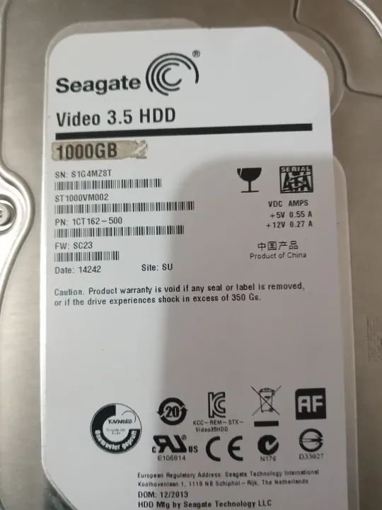 Hd 1TB Seagate 3.5 HDD - Foto 3